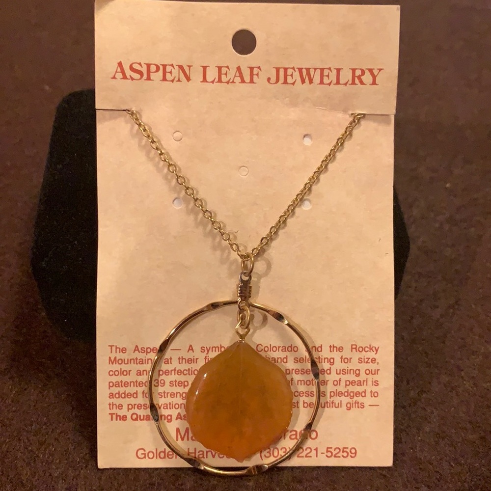 Aspen Leaf Necklace